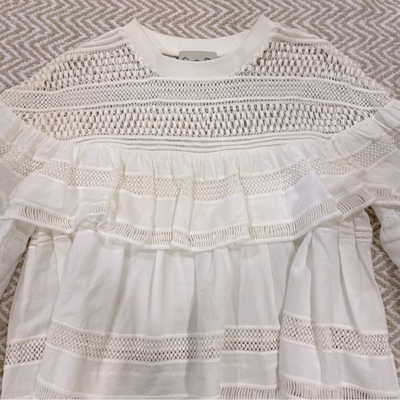 Sea Ruffled Shirt - Picture 3 of 6